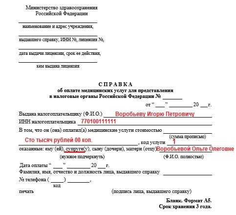 Пакет документов